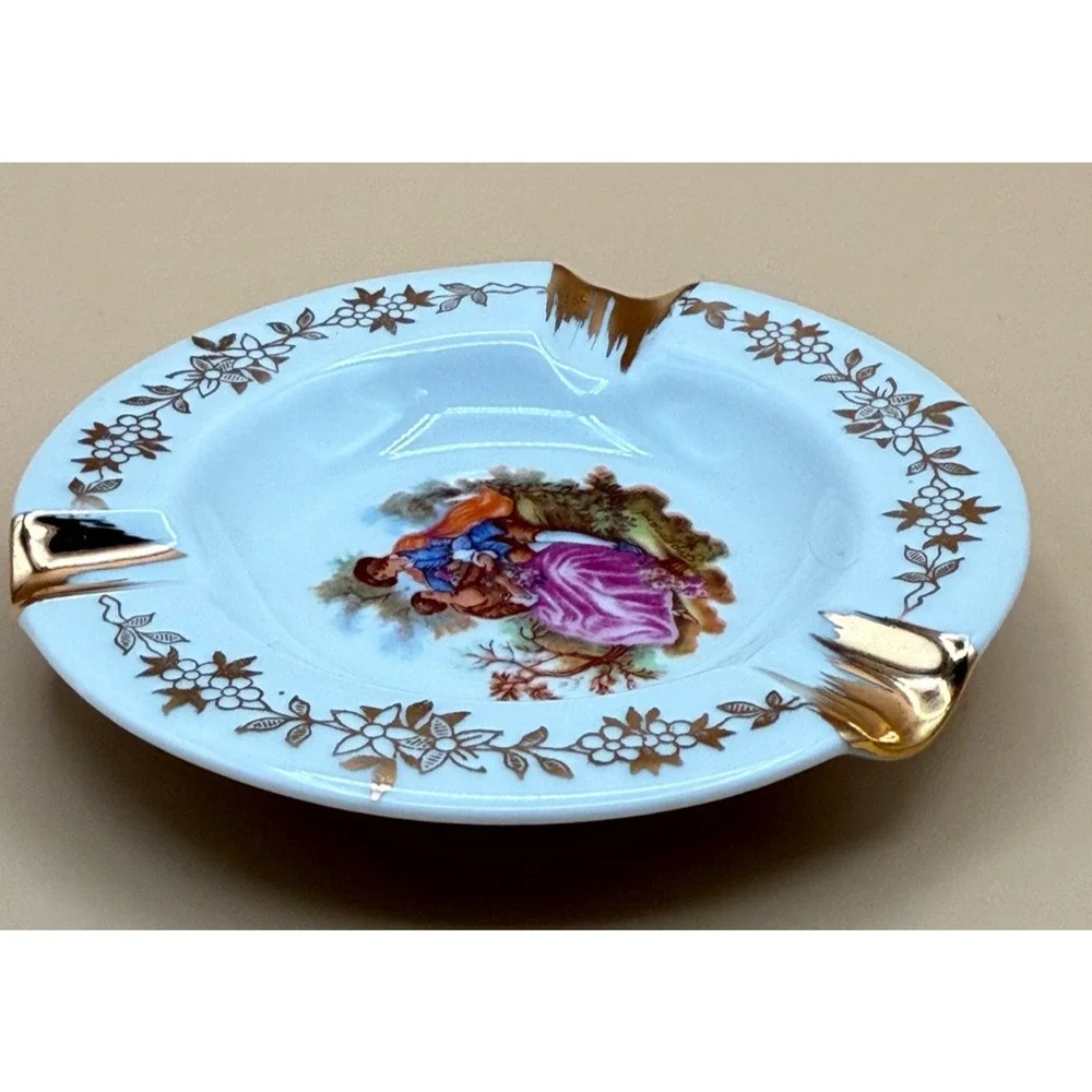 Limoges France Porcelain Ashtray 4